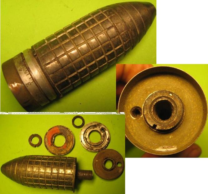 Russian WW2 Diakonov Rifle Grenade - Click Image to Close